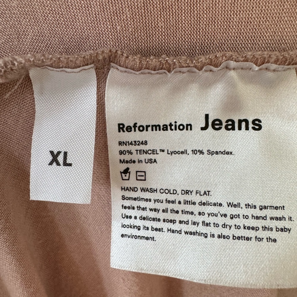 Reformation Rou Midi Dress Blush Size XL - Picture 8 of 8